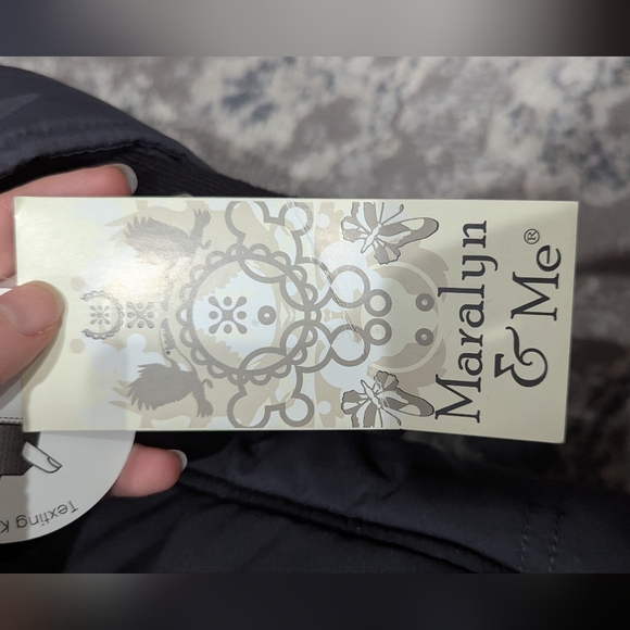 Maralyn & Me Women's Gray Puffer Coat with Faux Fur Trim Size Small - Picture 15 of 17